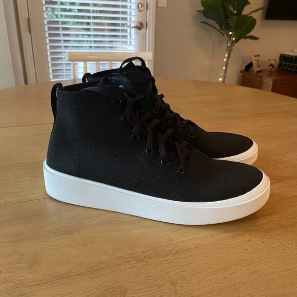 BYLT Premium Basics Men's High Top Sneakers - Lido Hytop Shoes, Black, Size 9 - Picture 2 of 16